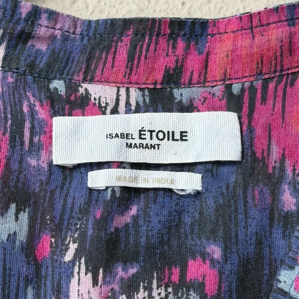 Isabel Marant Etoile Faded Night Blouse + Mini Skirt Set - Picture 6 of 10